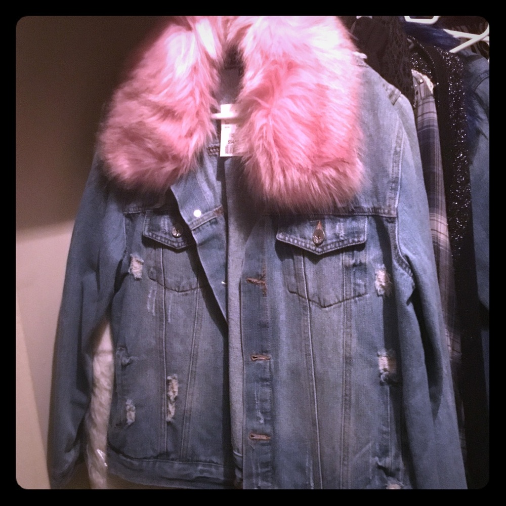 Ci sono weathered jean jacket